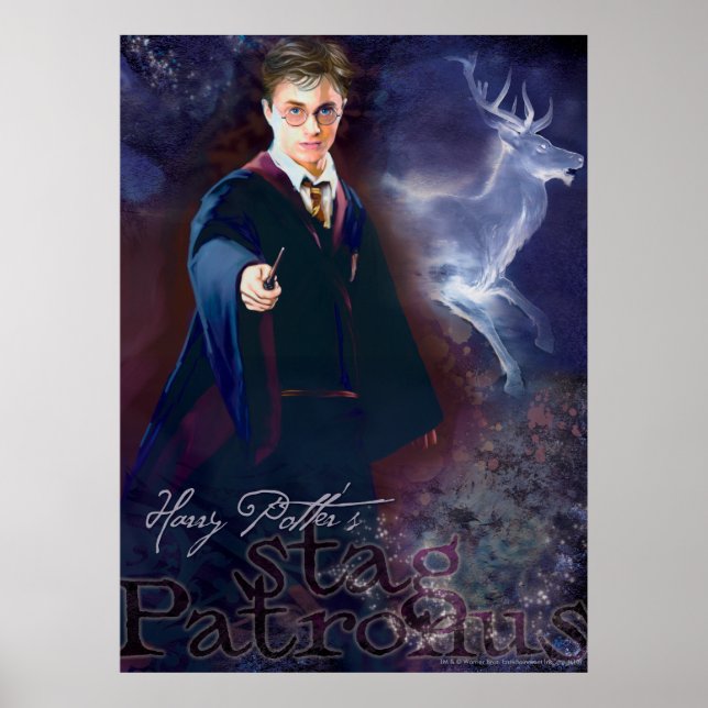 Affiches Le Patronus de Stag de Harry Potter (Devant)
