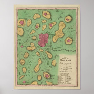 Affiches Le Pays De Moriah Ou Jérusalem