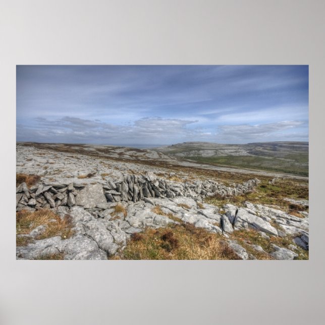 Affiches Le paysage de Burren (Devant)