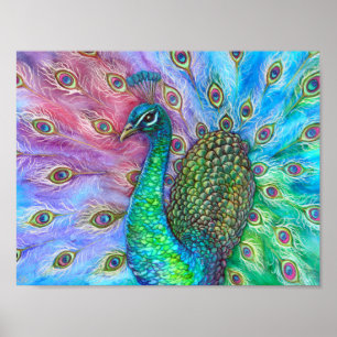 Affiches Le Peacock Parfait.