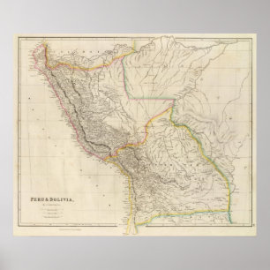 Affiches Le Pérou et la Bolivie