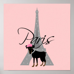 Affiches Le petit chien à Paris