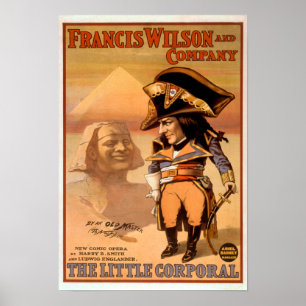 Affiches "Le petit" théâtre corporel de sphinx de l'Egypte
