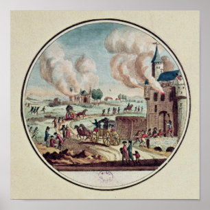 Affiches Le pillage et la destruction des Chateaux