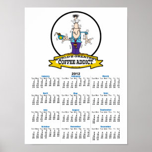 AFFICHES LE PLUS GRAND CAFÉ DU MONDE ADDICT CARTOON