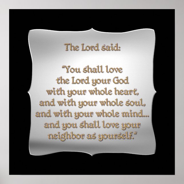 Affiches Le plus grand commandement (Devant)