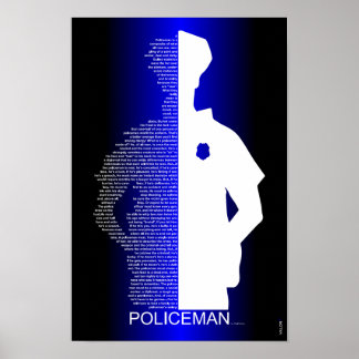 Affiches Le policier