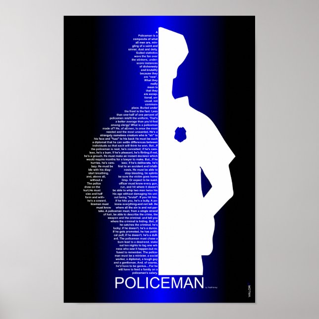 Affiches Le policier (Devant)