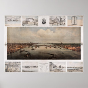 Affiches Le pont à St Louis Missouri