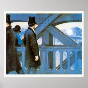 Affiches Le Pont de l'Europe par Gustave Caillebotte