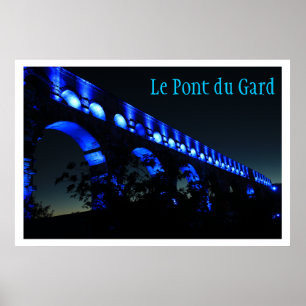 Affiches Le Pont du Gard Pont Aqueduct, Paris France