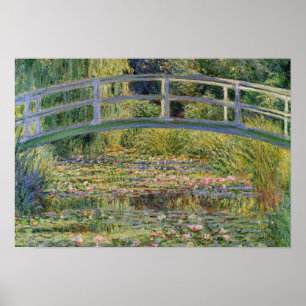 Affiches Le pont japonais de Claude Monet