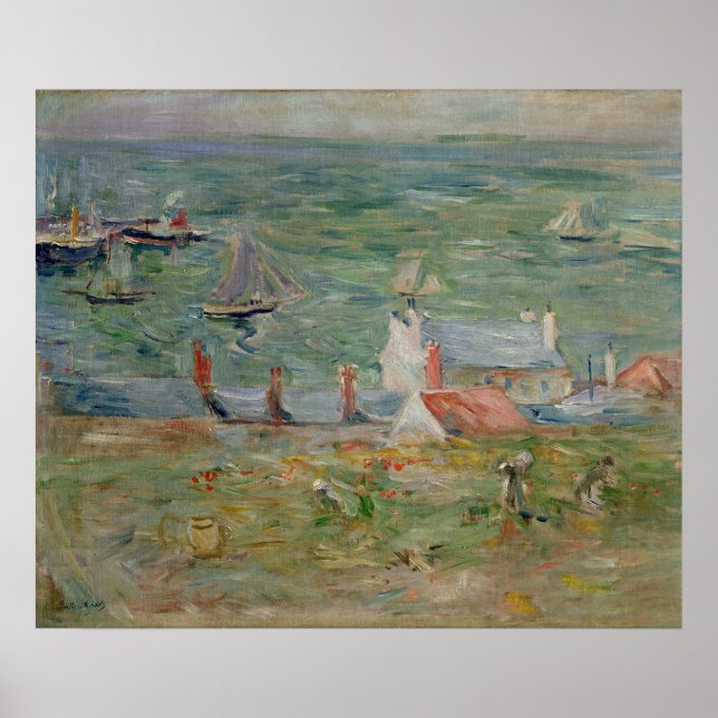 Affiches Le port de Gorey à Jersey, 1886 (Devant)