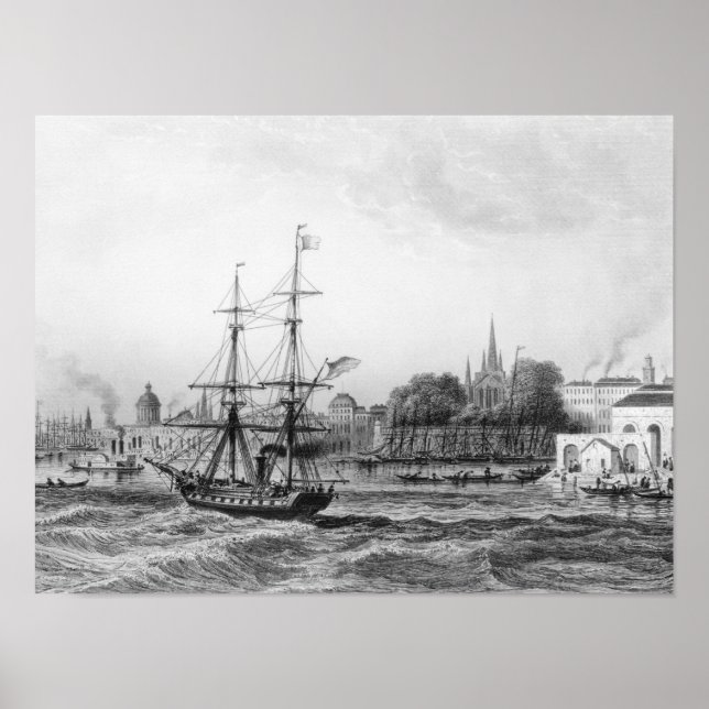 Affiches Le port de La Nouvelle-Orléans (Devant)