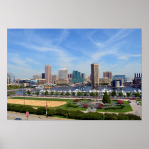 Affiches Le port intérieur de Baltimore