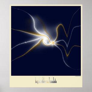 Affiches le poulpe bleu d'anneau