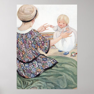 Affiches Le premier pas du bébé par Anne Anderson