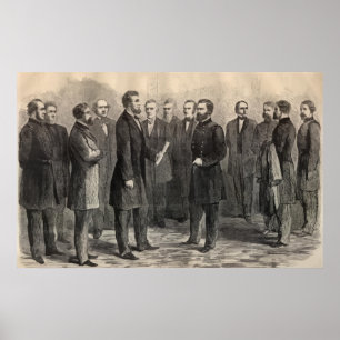 Affiches Le président Lincoln et le général Grant