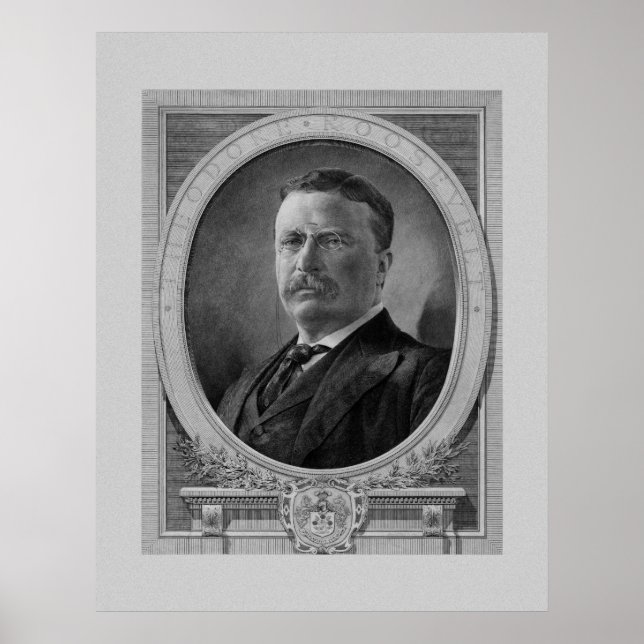 Affiches Le président Theodore Roosevelt (Devant)