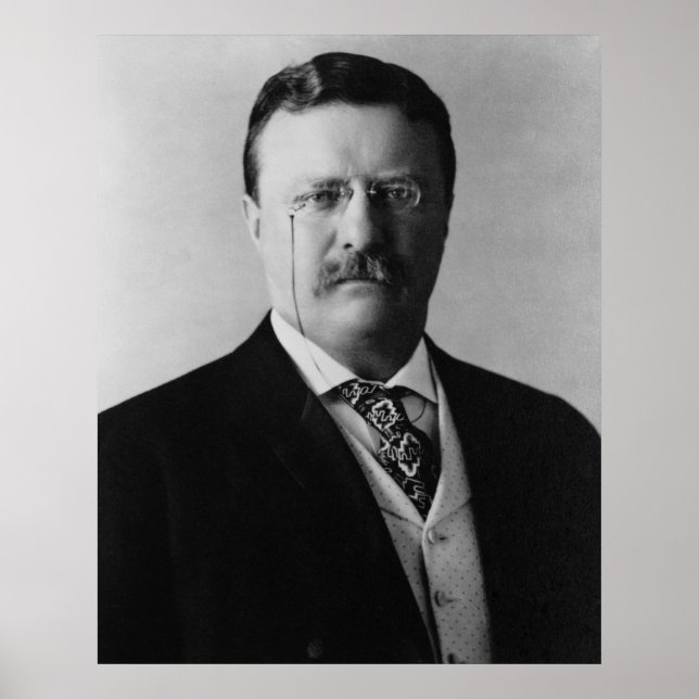 Affiches Le Président Theodore Roosevelt Portait (Devant)
