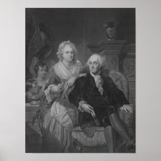 Affiches Le président Washington à la maison