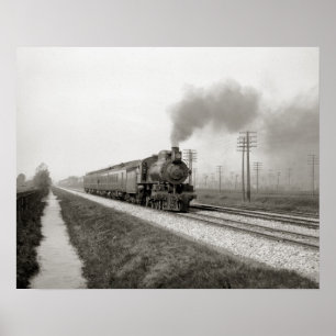 Affiches Le prospectus de la Pennsylvanie, 1906. Photo vint