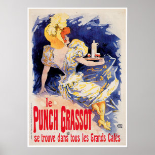 Affiches Le Punch Grassot Vin Vintage Boisson Et Art