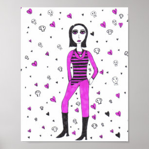 Affiches Le Punk Chick