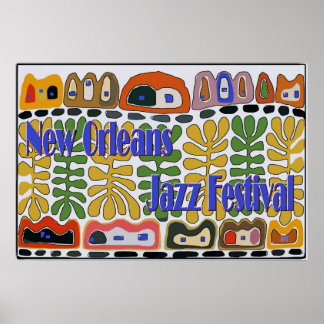 Affiches Le quartier Abstrait, Festival de Jazz
