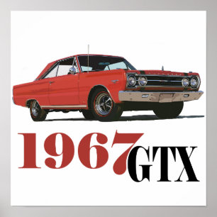 AFFICHES LE RED GTX DE 1967