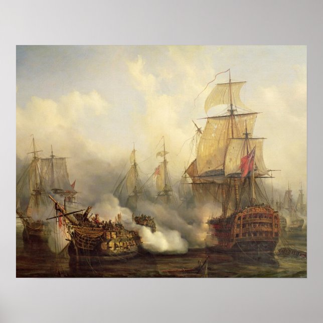 Affiches Le Redoutable Trafalgar, 21e octobre 1805 (Devant)