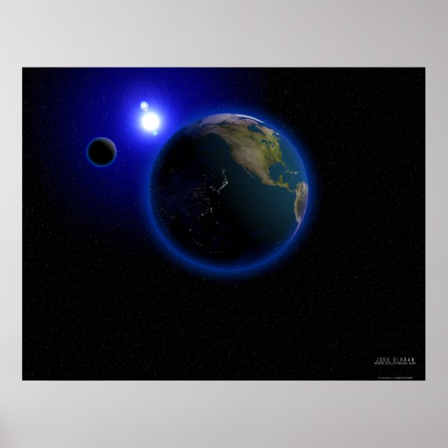 Affiches Le refroidissement des soleils (Devant)