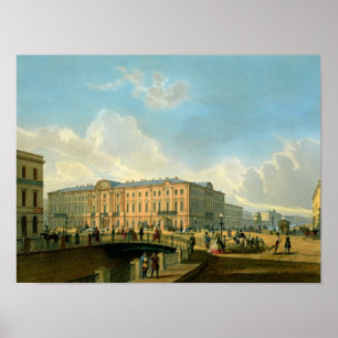 Affiches Le remblai de Moyka et le pont de police