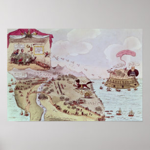 Affiches Le renard et l'oie; ou Boney Broke Loose