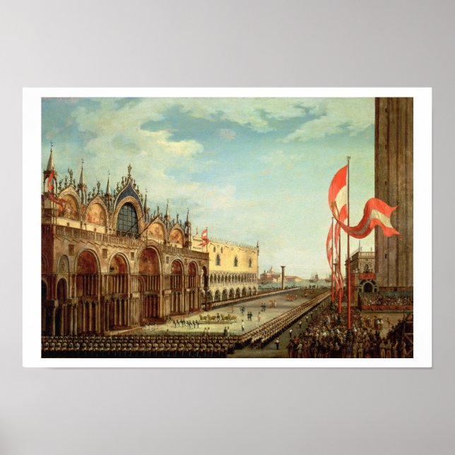 Affiches Le retour des troupes de Saint-Marc à Venise (Devant)