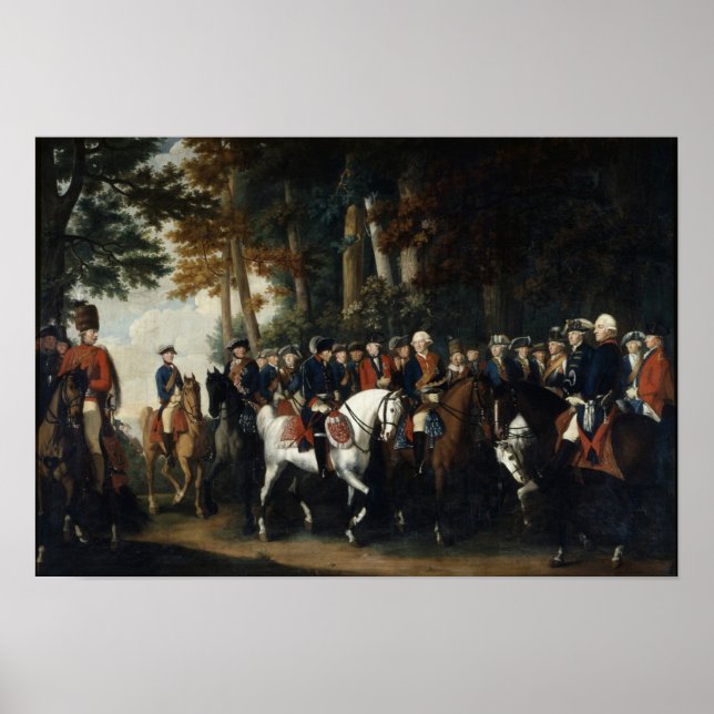 Affiches Le retour du roi Frédéric II de Preussen von (Devant)