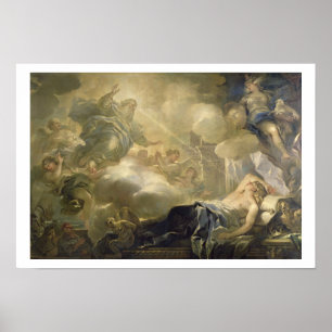 Affiches Le rêve de Salomon, c.1693 (huile sur toile)
