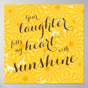 Affiches le rire sentimental remplit mon coeur de pellicule