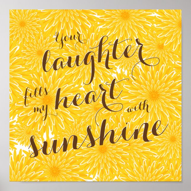 Affiches le rire sentimental remplit mon coeur de pellicule (Devant)