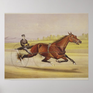 Affiches Le Roi du Turf, 'St. Julien', conduit par Orri