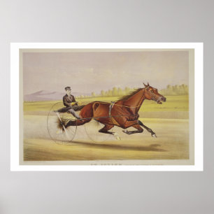 Affiches Le Roi du Turf, 'St. Julien', conduit par Orri