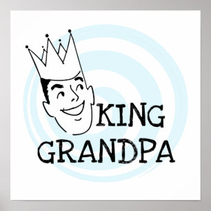 Affiches Le Roi Grandpa T-shirts et cadeaux