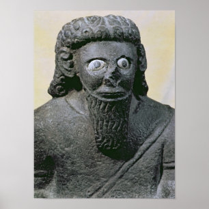 Affiches Le roi Hadad, du palais de Tell-Halaf, Syrie