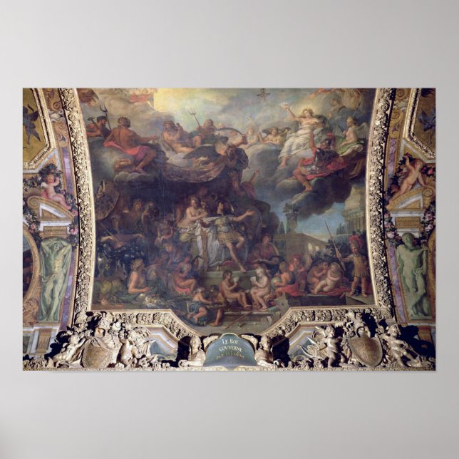 Affiches Le roi Louis XIV gouvernant seul (Devant)