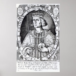 Affiches Le roi William II d'Angleterre, 1618