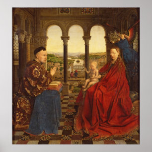 Affiches Le Rolin Madonna, c.1435