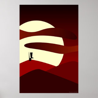 Affiches Le rouge des chiens