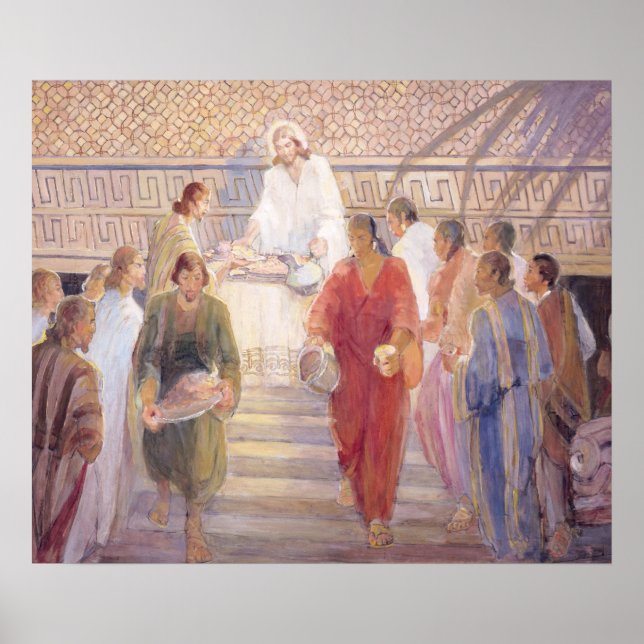 Affiches Le sacrement, 1950-51, Minerva Teichert (1888-1977 (Devant)