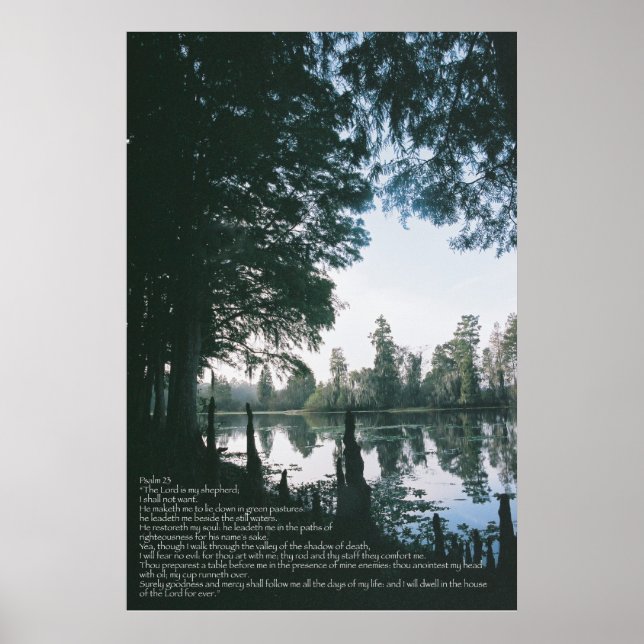 Affiches Le Seigneur est mon berger — Psaume 23, Variation  (Devant)
