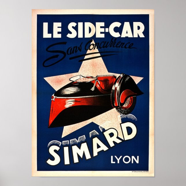 Affiches Le Side Car (Devant)